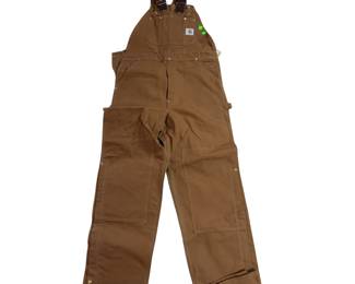 New with Tags Carhartt Coveralls Brown 36x32"