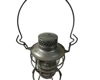 Antique Dressel Lantern Steel Clear Globe Arlington NJ USA Railroad
