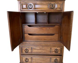 Tall Boy Dresser 1970s Style