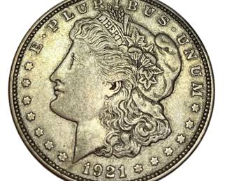 1921 D Morgan Dollar Coin .900 Silver No Case