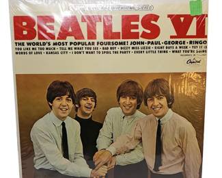 Beatles IV LP Album 1965 Vinyl ST2-2358-A1 Scranton Press +Cellophane