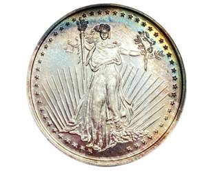 1 oz .999 Fine Silver Silver Towne Winchester Indiana St Gaudens Round Coin Piece