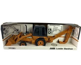 ERTL CASE Loader Backhoe Construction King Vintage Diecast Model New in Box