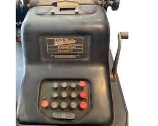 Antique Vintage Office Items Sun Standard Adding Machine Mechanical
