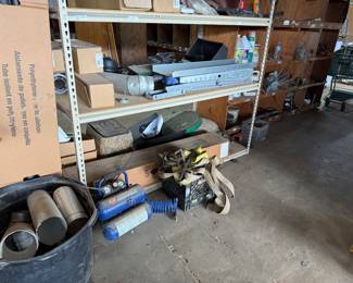 Lots of plumbing supplies