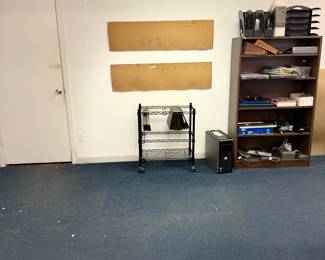 File cabinet, bookcase