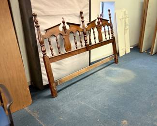 King headboard and full size box springs