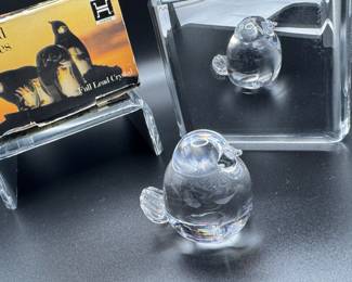 HADELAND OF NORWAY HANDMADE CRYSTAL GLASS FIGURINE
