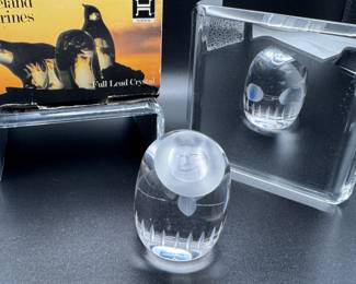 HADELAND OF NORWAY HANDMADE CRYSTAL GLASS FIGURINE