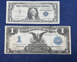1899 $1 Silver Certificate Black Eagle Note