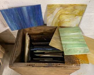 Stained Glass Box Lot