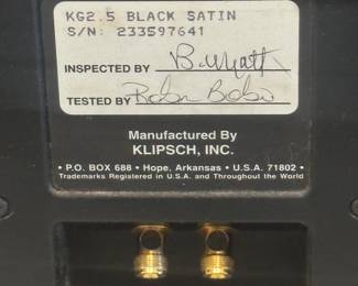 Vintage Klipsch KG2 Speakers
