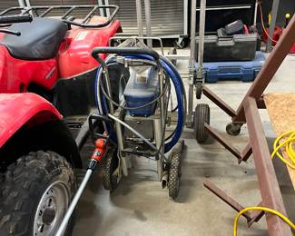 Power sprayer, weed eater and dollie