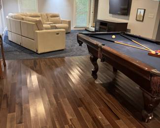 Sofa set and pool table