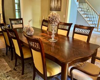 Dining room table and chairs