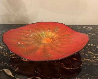 Glass art sculpture