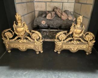 Antique French Chenets
Purchase from Madame Granet - Royal St.