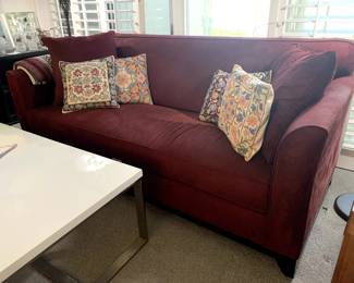 Bugundy Sofa (One of Two)