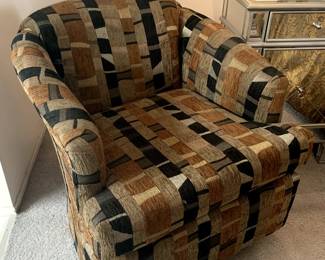 Custom Fabric Club Chair
