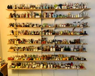 Extraordinary Collection of Salt and Pepper Shakers, Over 300 Pieces - Sold as a Lot