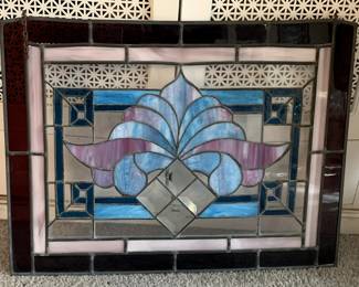 Antique Leaded Glass Window
