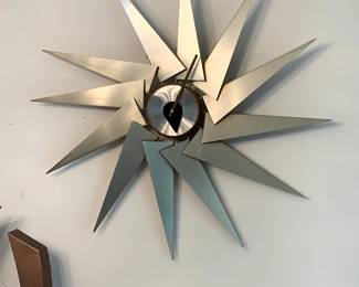 Wall Clock in the Style of George Nelson
