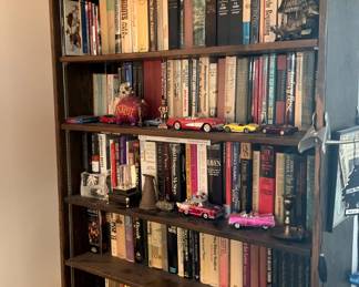 One of Two Bookshelves with Books