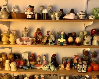 Extraordinary Collection of Salt and Pepper Shakers, Over 300 Pieces - Sold as a Lot