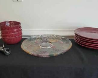 Modern Southern Plates Bowls With Great Chip And Dip Platter