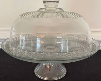 Dome Covered Cake Plate