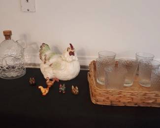 Retro Ribbed Glass Tumblers And More