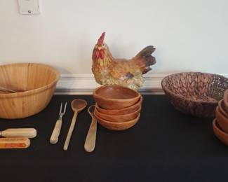 Genuine Teak Hand Crafted Bowls And Like Decor