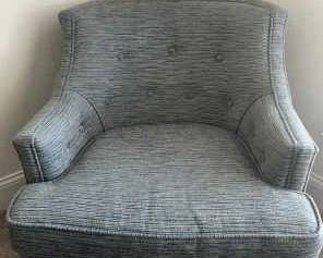JC Fox Custom Upholstered Bedroom Side Chair