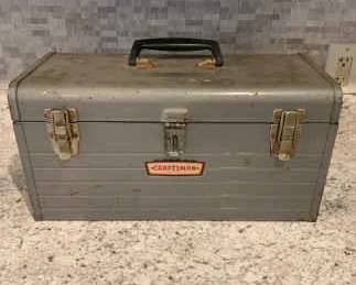 Vintage Grey Craftsman Toolbox