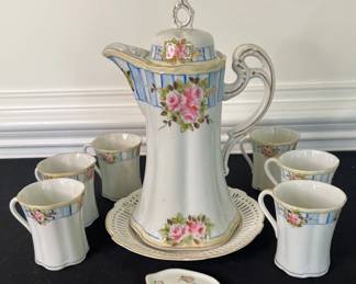 Vintage Nippon Hand Painted Porcelain Set And More