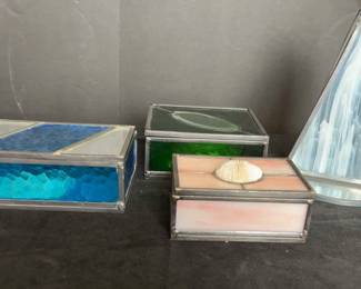 Stained Glass Boxes Angel
