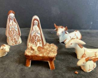 Ceramic Nativity Set