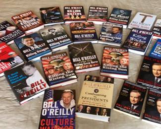24 Bill OReilly Books 2 Signed