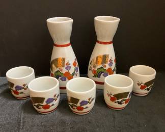 Japanese Porcelain Sake Set