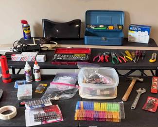 Hand Tools, Power Strips, Tool Box, Hardware, Batteries, More