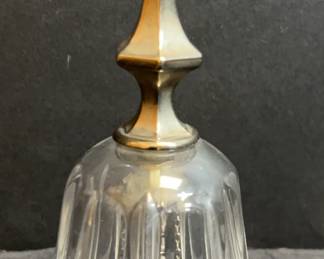 Vintage Crystal SilverPlated Bell