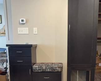 Tall Furniture Cabinet Bench with Drawers Cabinet