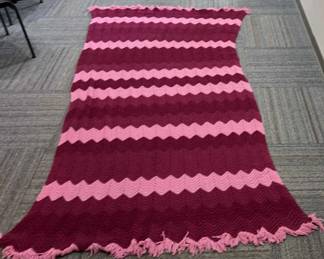 Burgundy Afghan