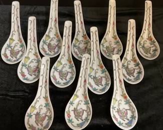 Porcelain Soup Spoons from China