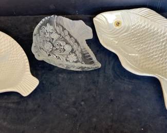 Three Fish Serving Dishes