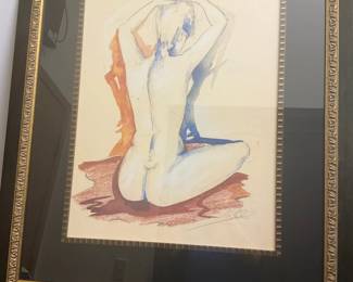 Picture of a Nude Womans Back