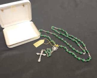 Catholic Chain Rosary Necklace