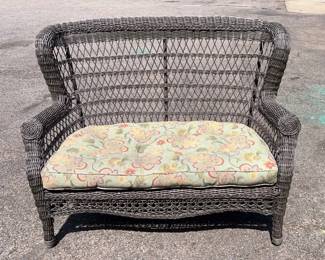 Wicker Outdoor Love Seat