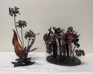 MCM Brutalist MultiMedia Floral Art Scupltures CMV