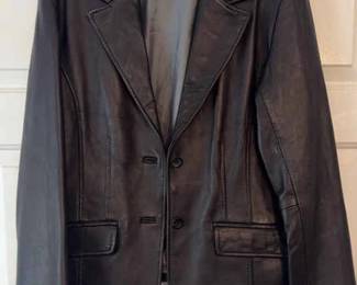 IZOD Leather Jacket Size XL